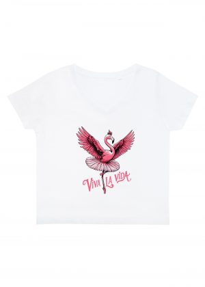 Col V Femmes / Flamant rose ~ Danses & Fiestas
