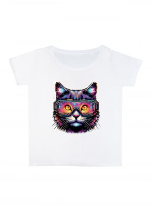 Col rond Femmes / Chat ~ Colors Vibes