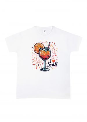 Tshirt blanc col rond homme vue de face Visuel Apéros II - Eat me, drunk me Col rond Hommes / Apéro II ~ Eat me, drink me
