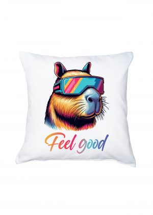 Housse de coussin Capybara I ~ Colors Vibes