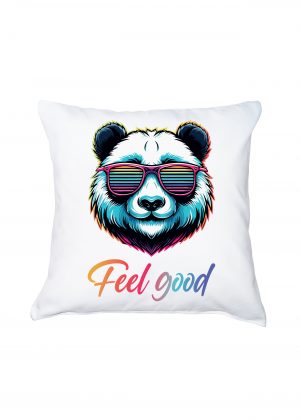 Housse de coussin Panda ~ Colors Vibes