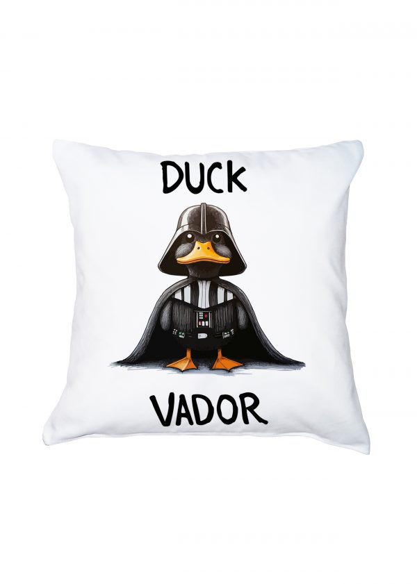 Coussin blanc vue de face Visuel Animaux drôles I - Humours Housse de coussin Canard ~ Humours