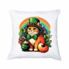 Housse de coussin Chat ~ Saint Patrick
