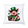 Housse de coussin Cochon ~ Saint Patrick