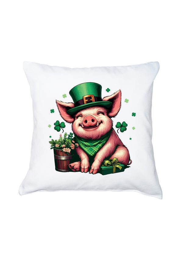 Housse de coussin Cochon ~ Saint Patrick