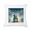 Coussin blanc vue de face Visuel Eléphants I - Fantastiques & Sciences fictions Housse de coussin / Elephant I ~ Fantastiques & Sciences fictions