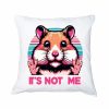 Housse de coussin Hamster I ~ Humours