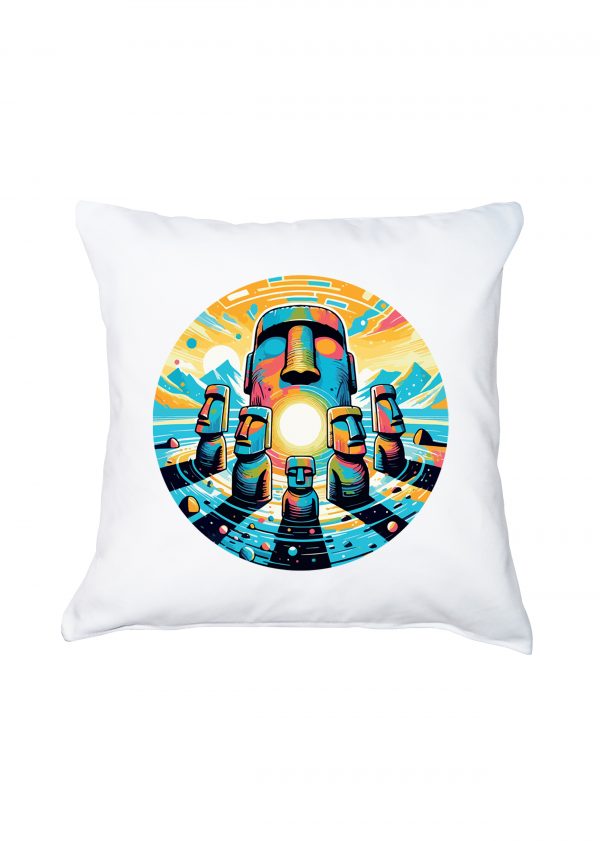 Housse de coussin Ile de Pâques II ~ Spirituelles Zen