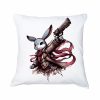 Coussin blanc vue de face Visuel Lapins II - Fantastiques & Sciences fictions Housse de coussin / Lapin II ~ Fantastiques & Sciences fictions