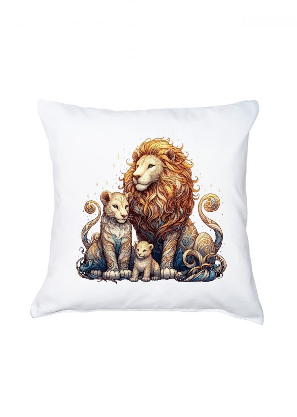 Housse de coussin Lions ~ Loves