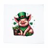 Housse de coussin Cochon ~ Saint Patrick
