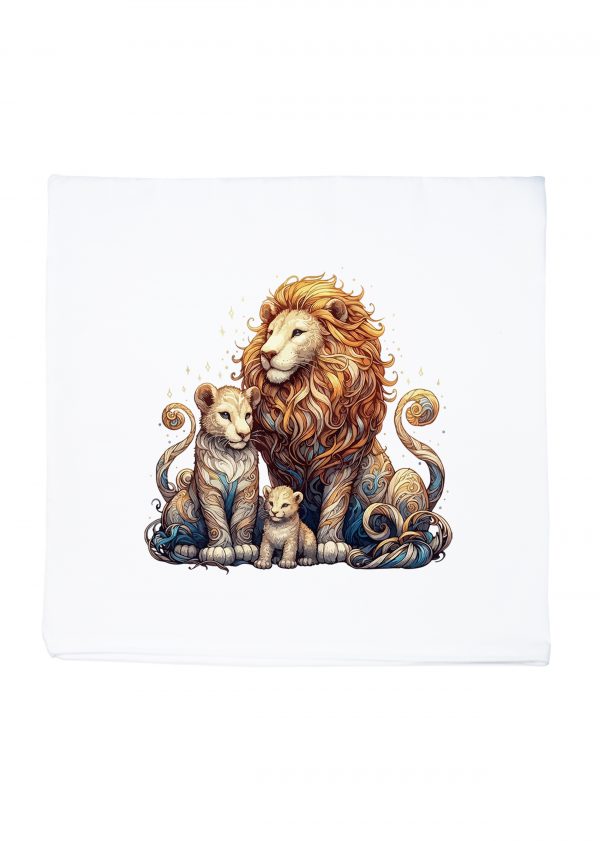 Housse de coussin Lions ~ Loves