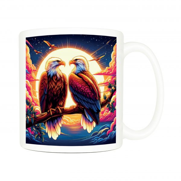Mug anse côté droit Visuel Aigles II - Loves Mug Aigles II ~ Loves