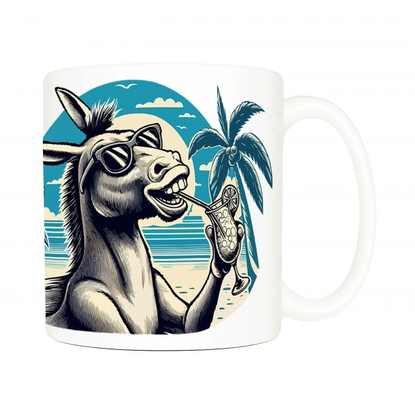 Mug anse côté droit Visuel Ânes I - Eat me, drunk me Mug Âne I ~ Summers Vibes