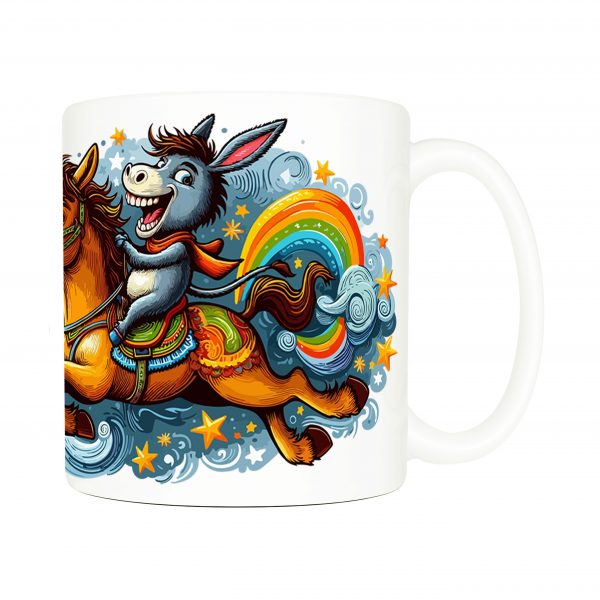 Mug anse côté droit Visuel Anes I - Humours Mug Âne ~ Humours