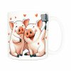 Mug anse côté droit Visuel Cochons I - Humours Mug Cochons ~ Loves