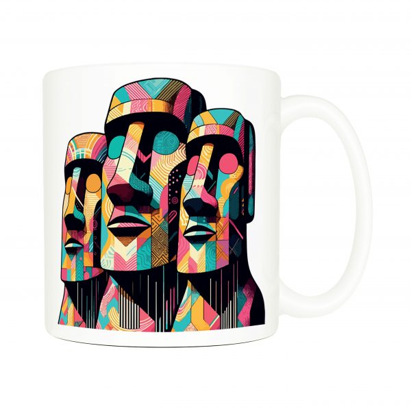 Mug anse côté droit Visuel Ile de paques I - Spirituelles Zen Mug Ile de Pâques I ~ Spirituelles & Zen