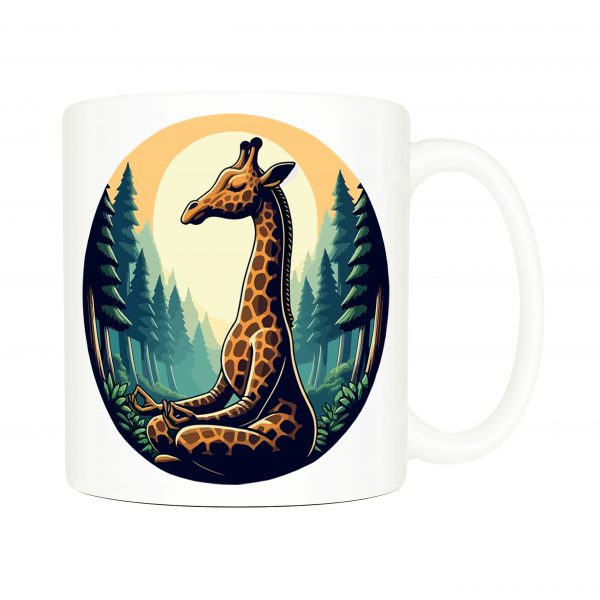 Mug anse côté droit Visuel Méditations - yoga I - Spirituelles Zen Mug Girafe ~ Spirituelles & Zen