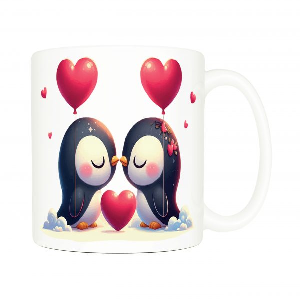 Mug anse côté droit Visuel Pinguins I - Loves Mug Pinguins I ~ Loves