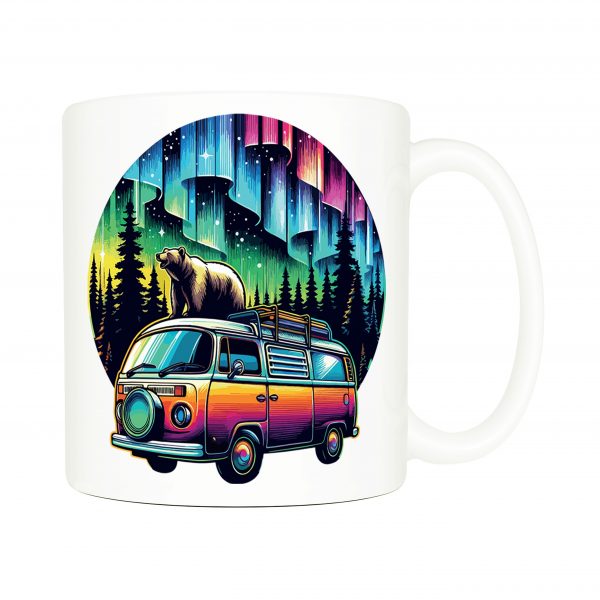 Mug anse côté droit Visuel van III - Véhicules Mug Van III ~ Vintages Cars