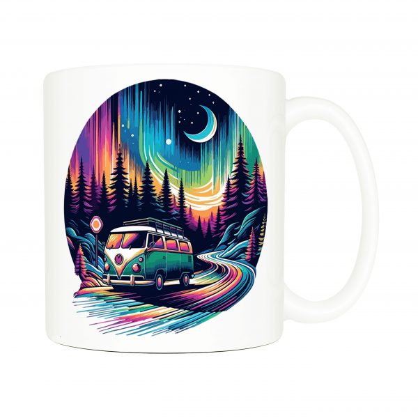 Mug anse côté droit Visuel van V - Véhicules Mug Van V ~ Vintages Cars