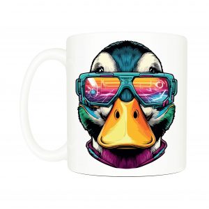 Mug anse côté gauche Canards lunettes futuristes I Mug Canard ~ Colors Vibes