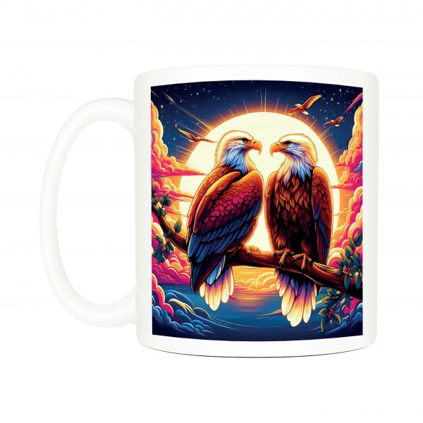 Mug anse côté gauche Visuel Aigles II - Loves Mug Aigles II ~ Loves
