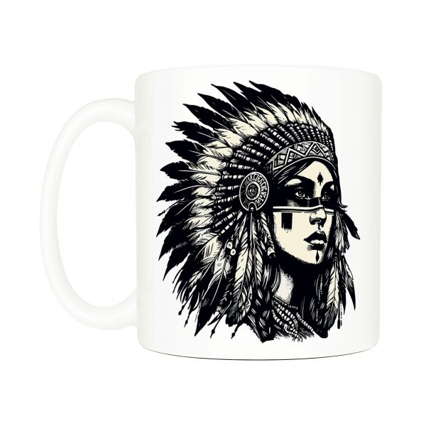 Mug anse côté gauche Visuel Apaches I - Western Mug Apache I ~ Western