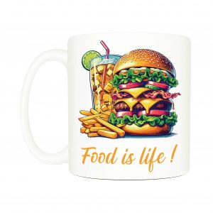 Mug anse côté gauche Visuel Burgers I - Eat me, drunk me Mug Burger ~ Eat me & Drink me