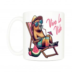 Mug anse côté gauche Visuel Capybara II - Humours Mug Capybara II ~ Summers Vibes