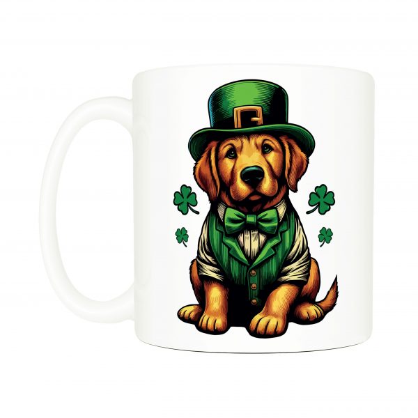 Mug anse côté gauche Visuel Chiens I - Saint Patrick Mug Chien ~ Saint Patrick