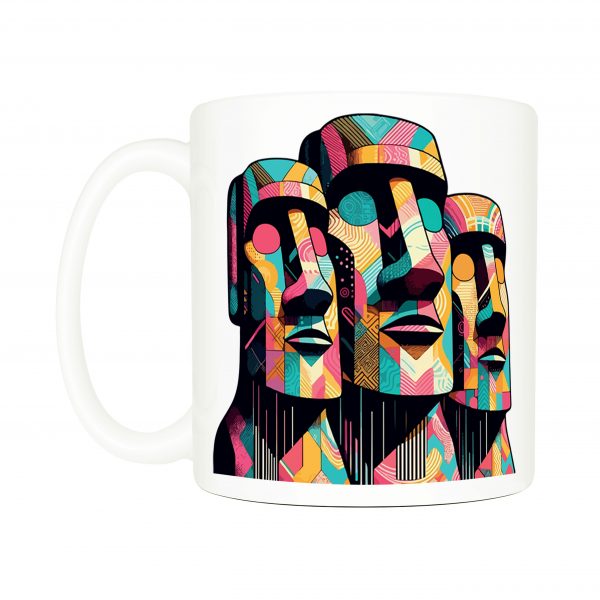 Mug anse côté gauche Visuel Ile de paques I - Spirituelles Zen Mug Ile de Pâques I ~ Spirituelles & Zen