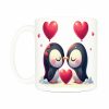 Mug anse côté gauche Visuel Pinguins I - Loves Mug Pinguins I ~ Loves