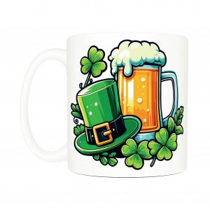 Mug anse côté gauche Visuel fête de la Saint Patrick III - Saint Patrick Mug Bière I ~ Saint Patrick
