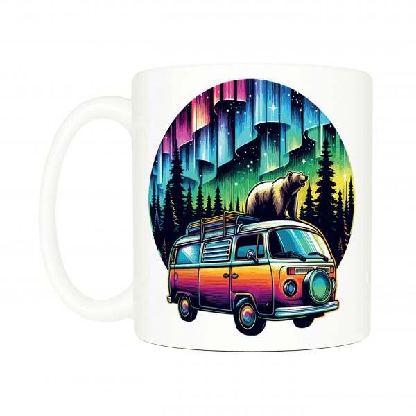 Mug anse côté gauche Visuel van III - Véhicules Mug Van III ~ Vintages Cars
