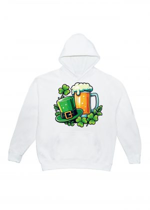 SW320A~1 Sweats à capuche Unisexe Adultes / Bière I ~ Saint Patrick