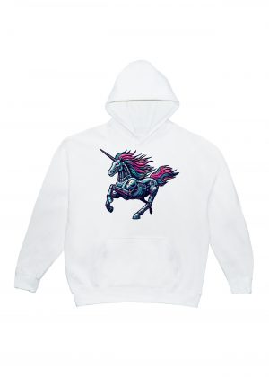 SW376F~1 Sweats à capuche Unisexe Adultes / Licorne ~ Fantastiques & Sciences fictions