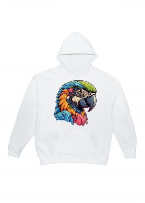 SW74FD~1 Sweats à capuche Unisexe Adultes / Perroquet ~ Fantastiques & Sciences fictions