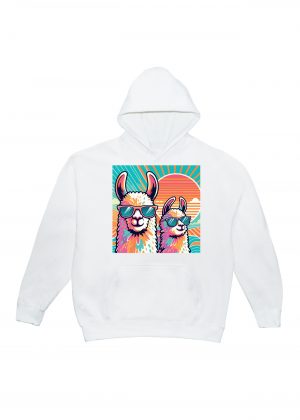 Sweats à capuche Unisexe Adultes / Alpagas ~ Summers Vibes