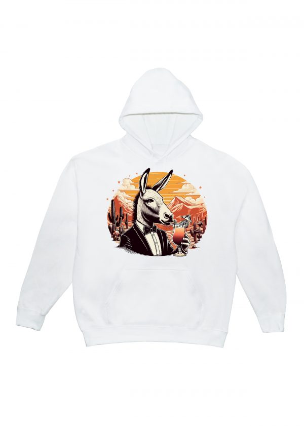 Sweats à capuche Unisexe Adultes / Âne ~ Eat me & Drink me