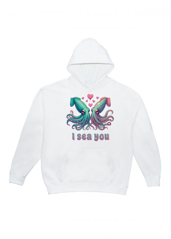 Sweats à capuche Unisexe Adultes / Calamars ~ Loves