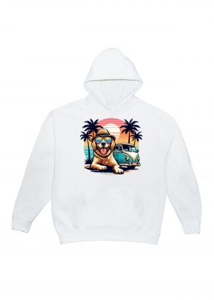 Sweats à capuche Unisexe Adultes / Chien ~ Summers Vibes