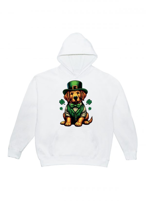 Sweats à capuche Unisexe Adultes / Chien ~ Saint Patrick