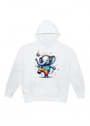 Sweats à capuche Unisexe Adultes / Eléphant ~ Danses & Fiestas