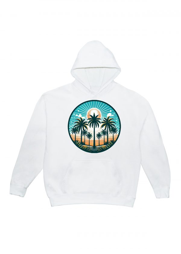 Sweats à capuche Unisexe Adultes / Palmiers ~ Summers Vibes