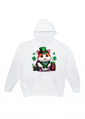 Sweats à capuche Unisexe Adultes / Hamster ~ Saint Patrick
