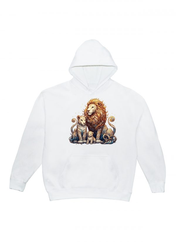 Sweats à capuche Unisexe Adultes / Lions ~ Loves