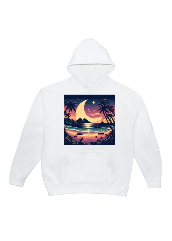 Sweats à capuche Unisexe Adultes / Lune de Mer ~ Summers Vibes