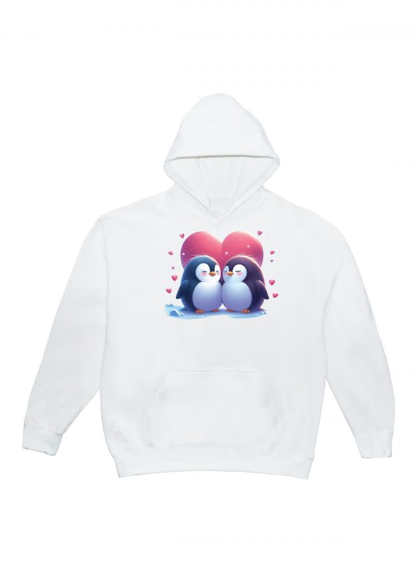 Sweats à capuche Unisexe Adultes / Pinguins II ~ Loves