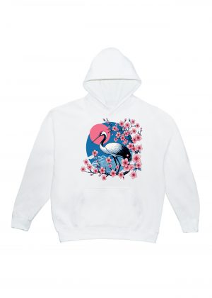 Sweats à capuche Unisexe Adultes / Cigogne ~ Asia